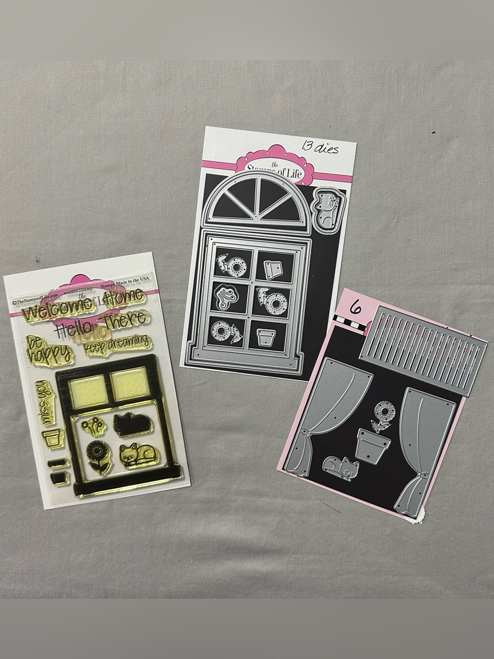The Stamps Of Life Window2Stamp Clear Stamps Window Dies & Extras4Window Dies
